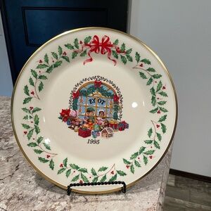 LENNOX Annual 1995 Holiday Collection Plate